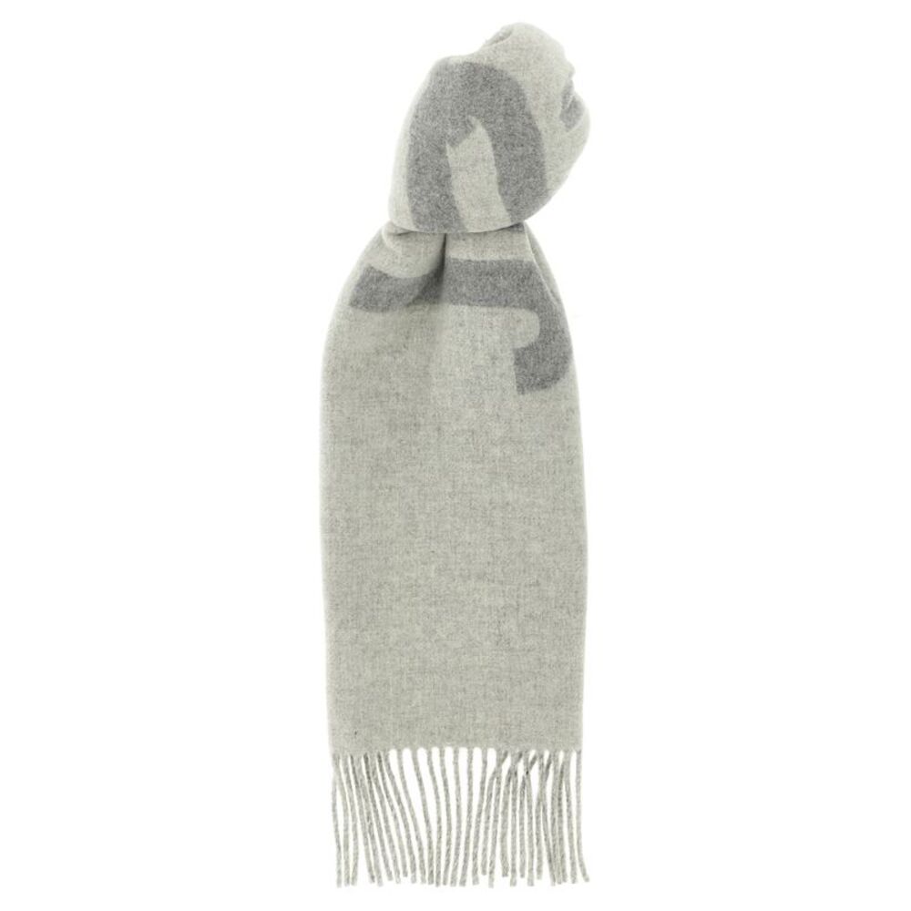 Jacquemus Gray Wool Men's Foulard